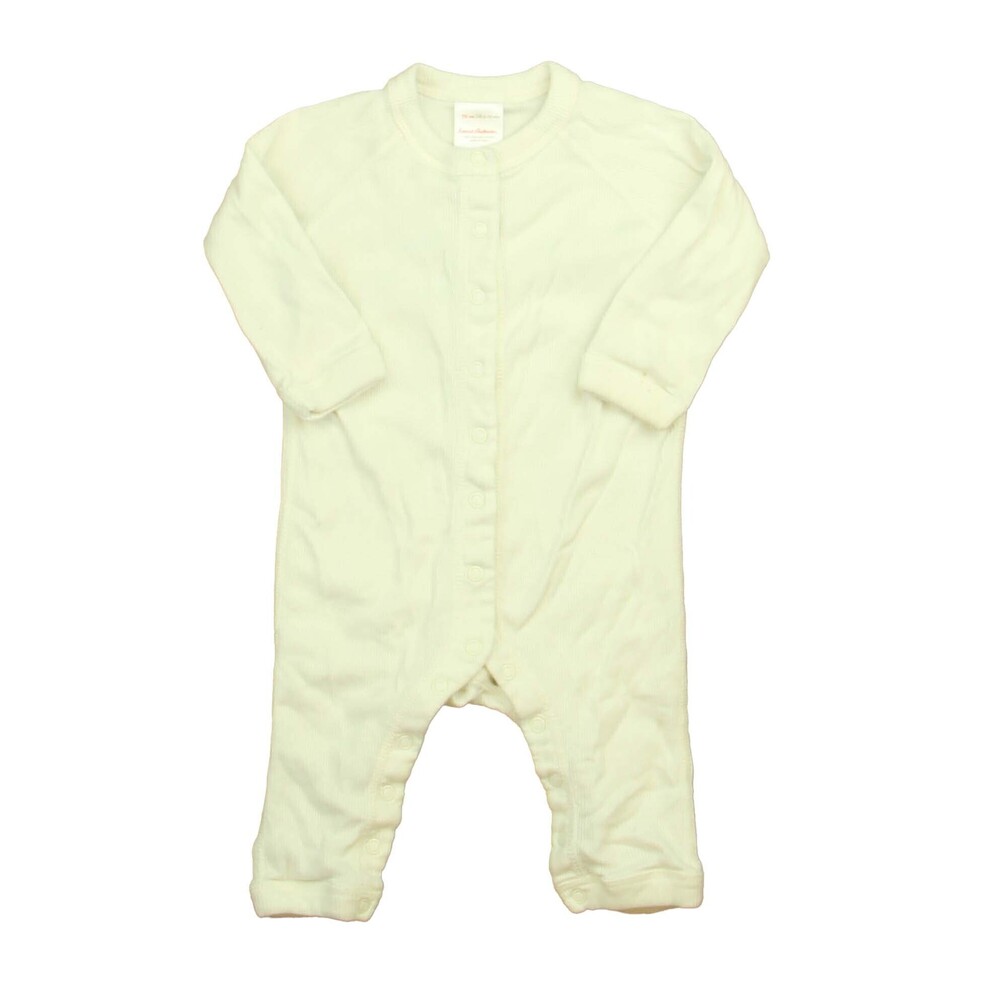 Hanna Andersson Unisex White Long Sleeve Outfit size: 6-12 Months